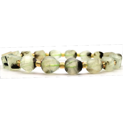 Prehnite S Shape Bracelet
